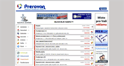 Desktop Screenshot of inzerce.prerovan.cz
